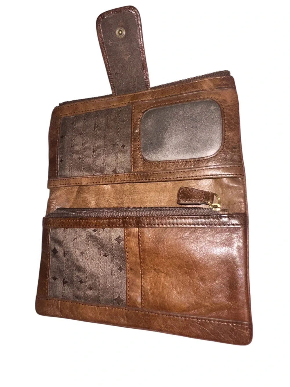 Fossil Emory Clutch Leather Wallet June 2012 SL 2931